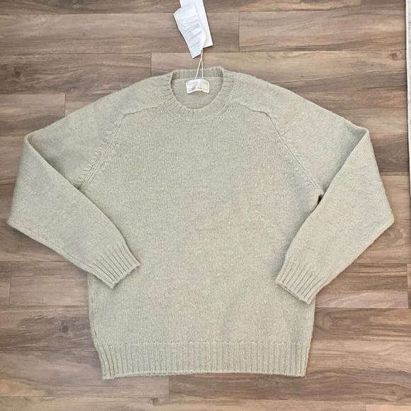 Zara men's crew neck sweater hotsell